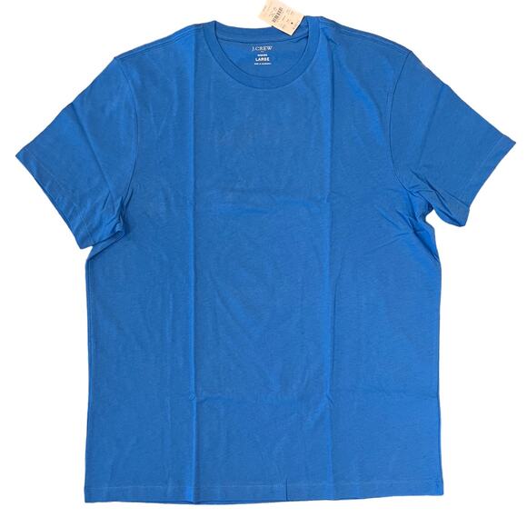 NWT J. Crew Men's Sail Blue Washed Jersey Tee - Picture 2 of 11
